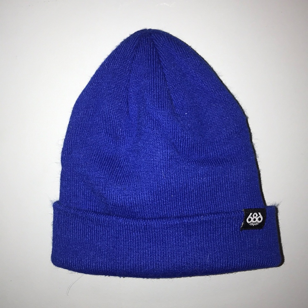 Blue beanie